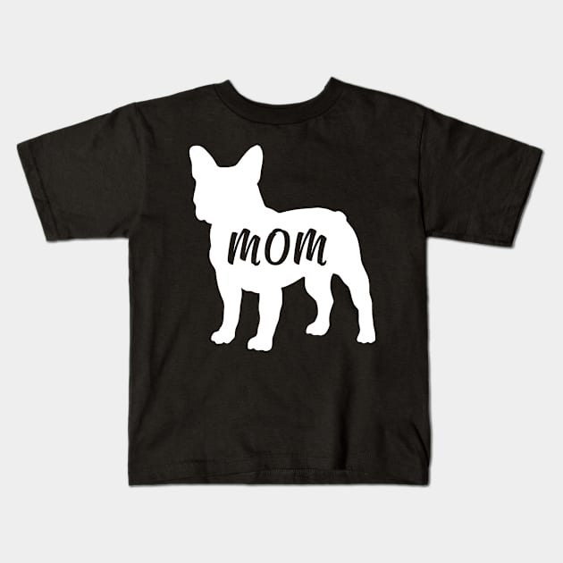 Bulldog Mom Kids T-Shirt by adik